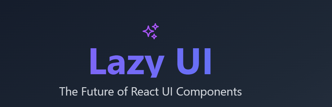 lazyui - A unique component library - You handle the logic we handle the beauty, be lazy media 3
