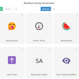 Random Emoji Generator