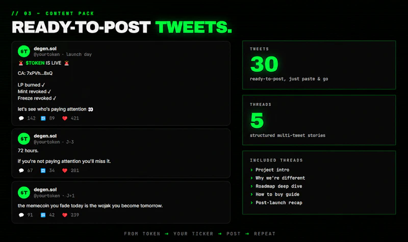 Memecoin Starter Kit screenshot 3