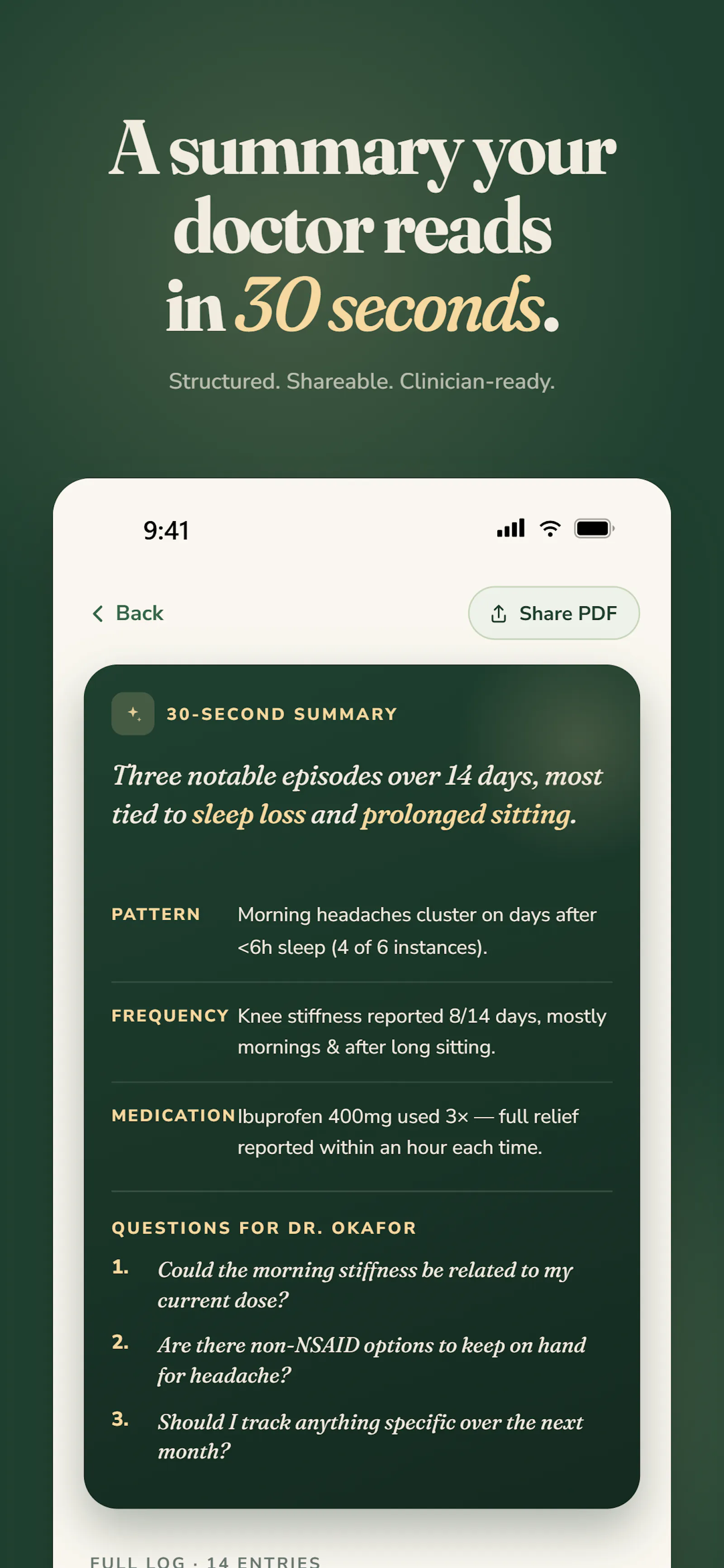 CareMind - AI Health Journal screenshot 6