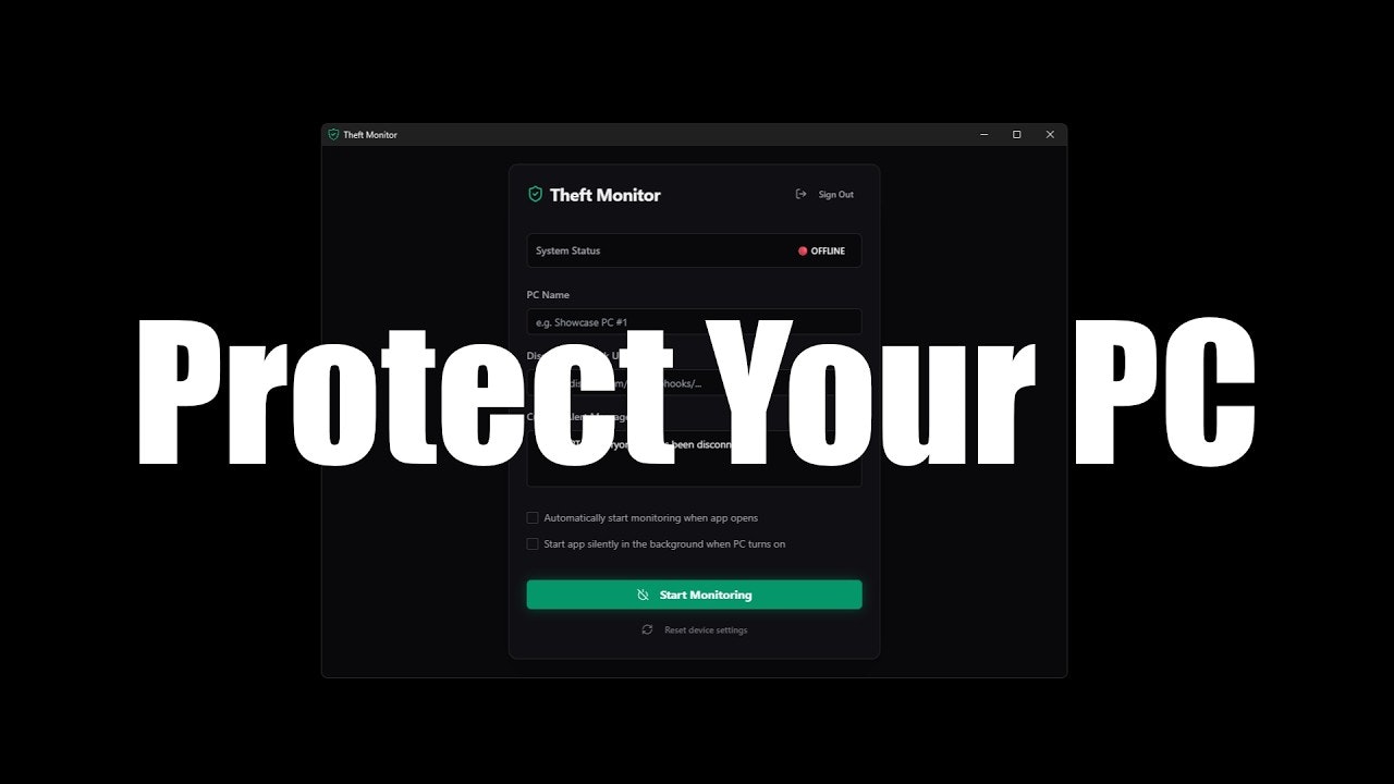 Theft Monitoring for Event PCs gallery image