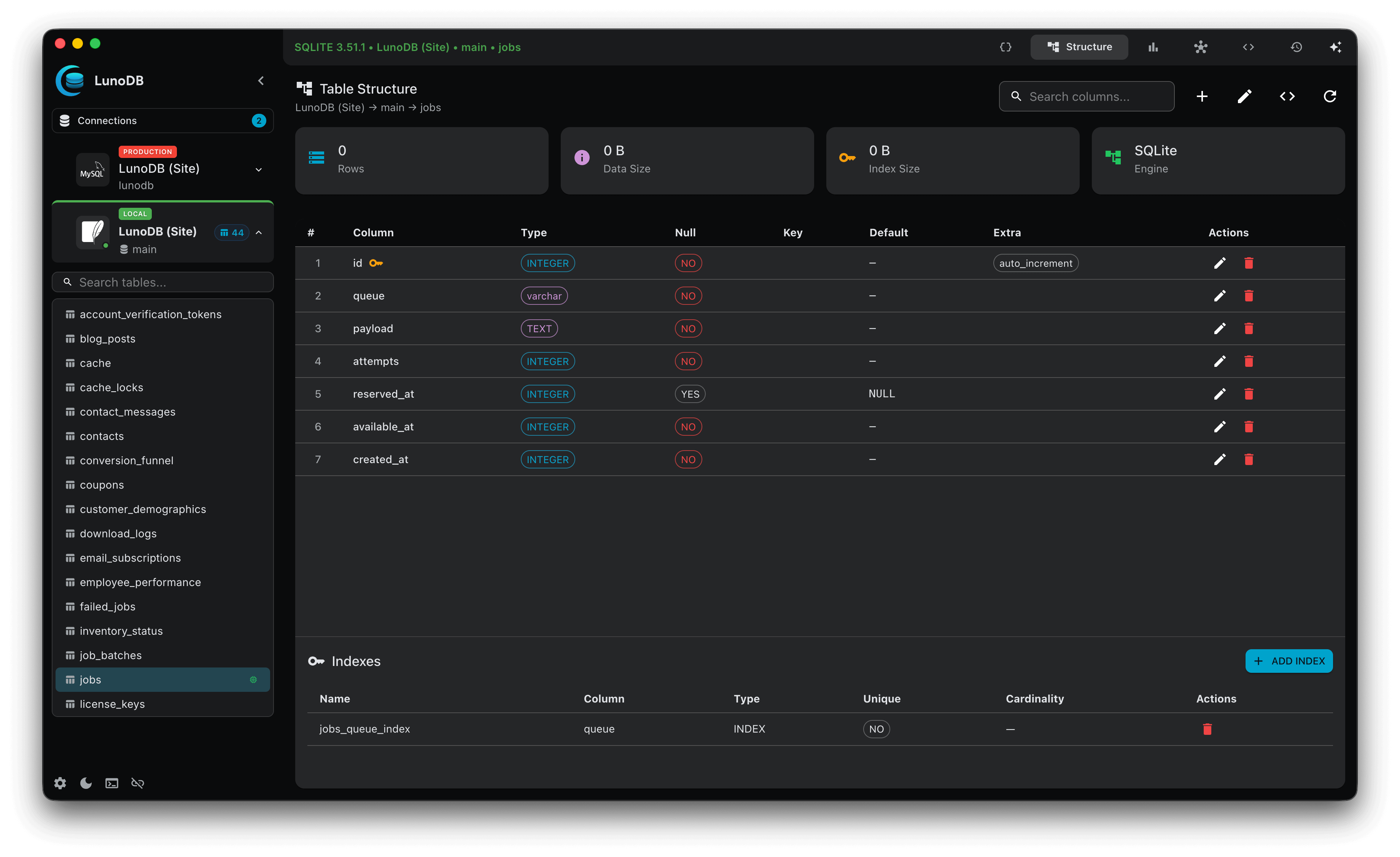 LunoDB - Modern Database Software gallery image