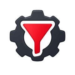 YouTube Filters - Product Hunt launch logo and brand identity