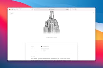 Notion Website Themes & Templates gallery image