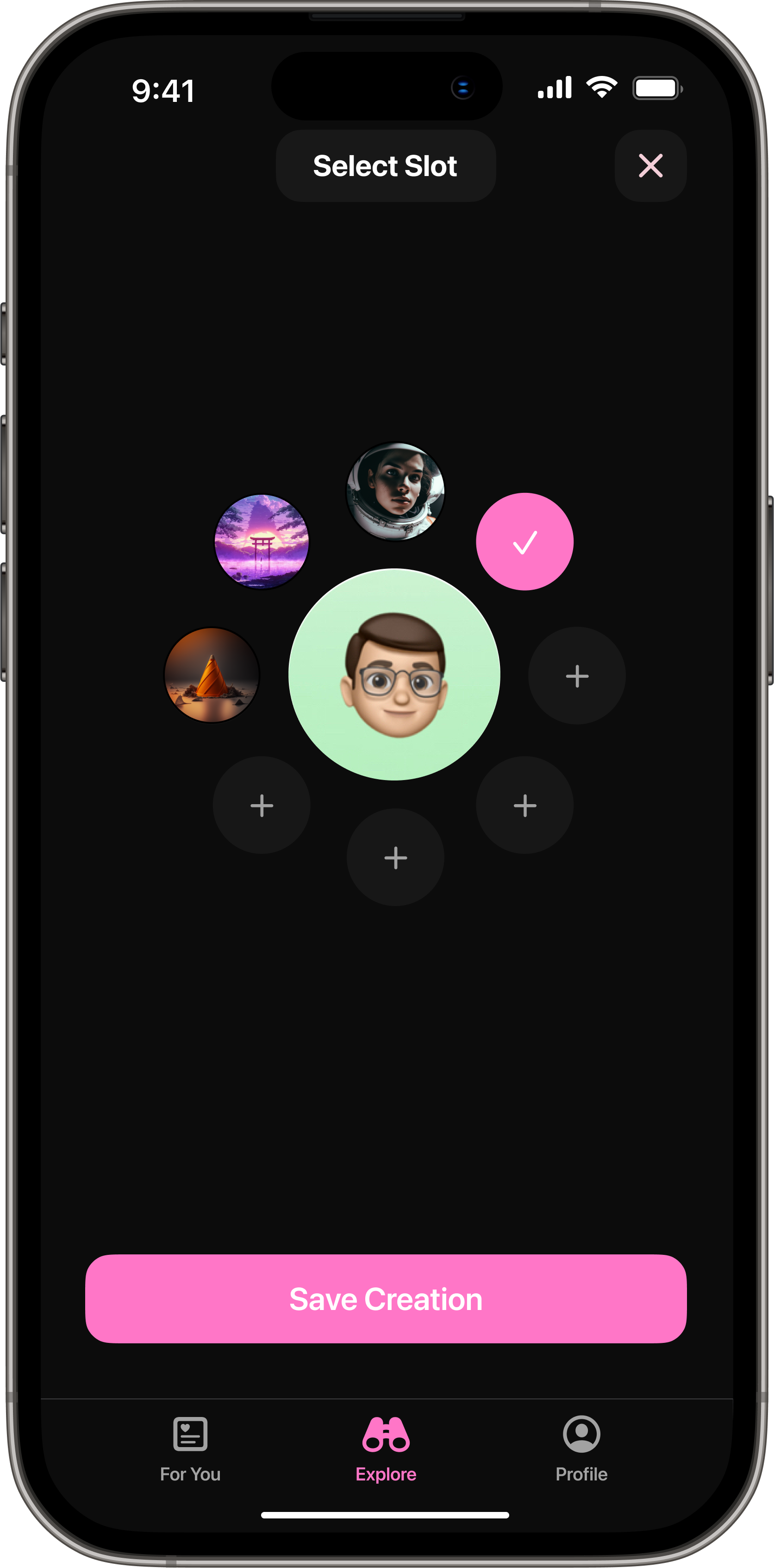 Média Fiction - AI Médias sociaux - La première application de médias sociaux avec un contenu personnalisé a fait de l'IA 7