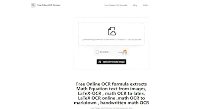 Free Online OCR formula gallery image