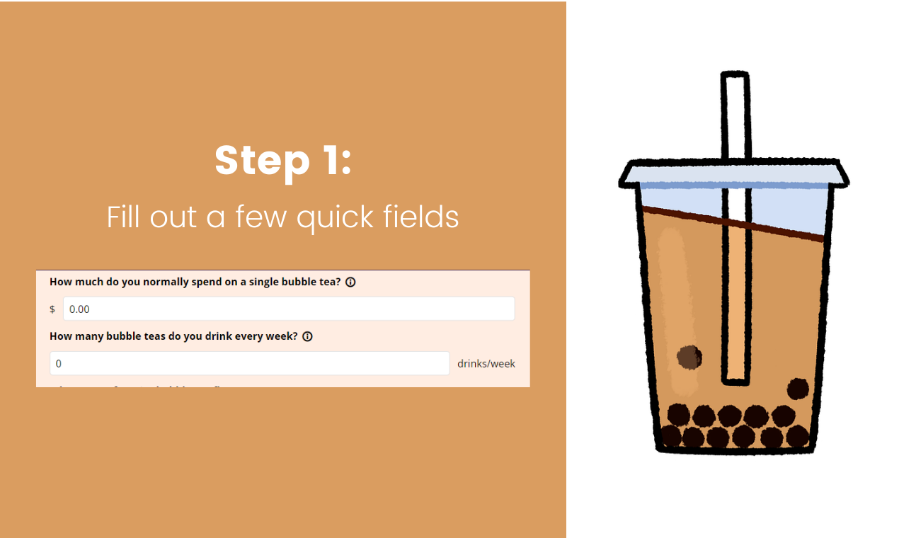 Bubble Tea Spending Calculator gallery image