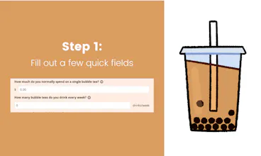 Bubble Tea Spending Calculator gallery image