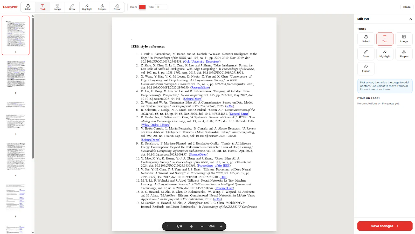 TeenyPDF screenshot 3