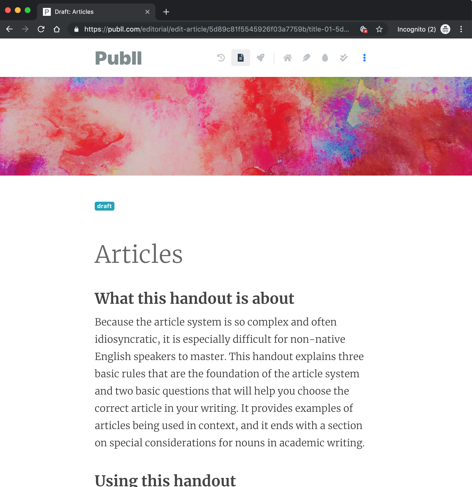 Blog platform for founders gallery image