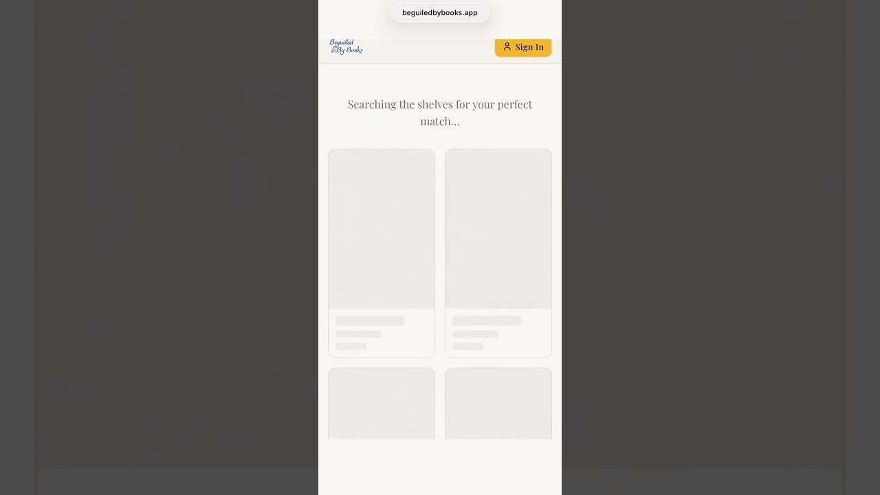 Beguiled By Books | Book Matchmaker gallery image