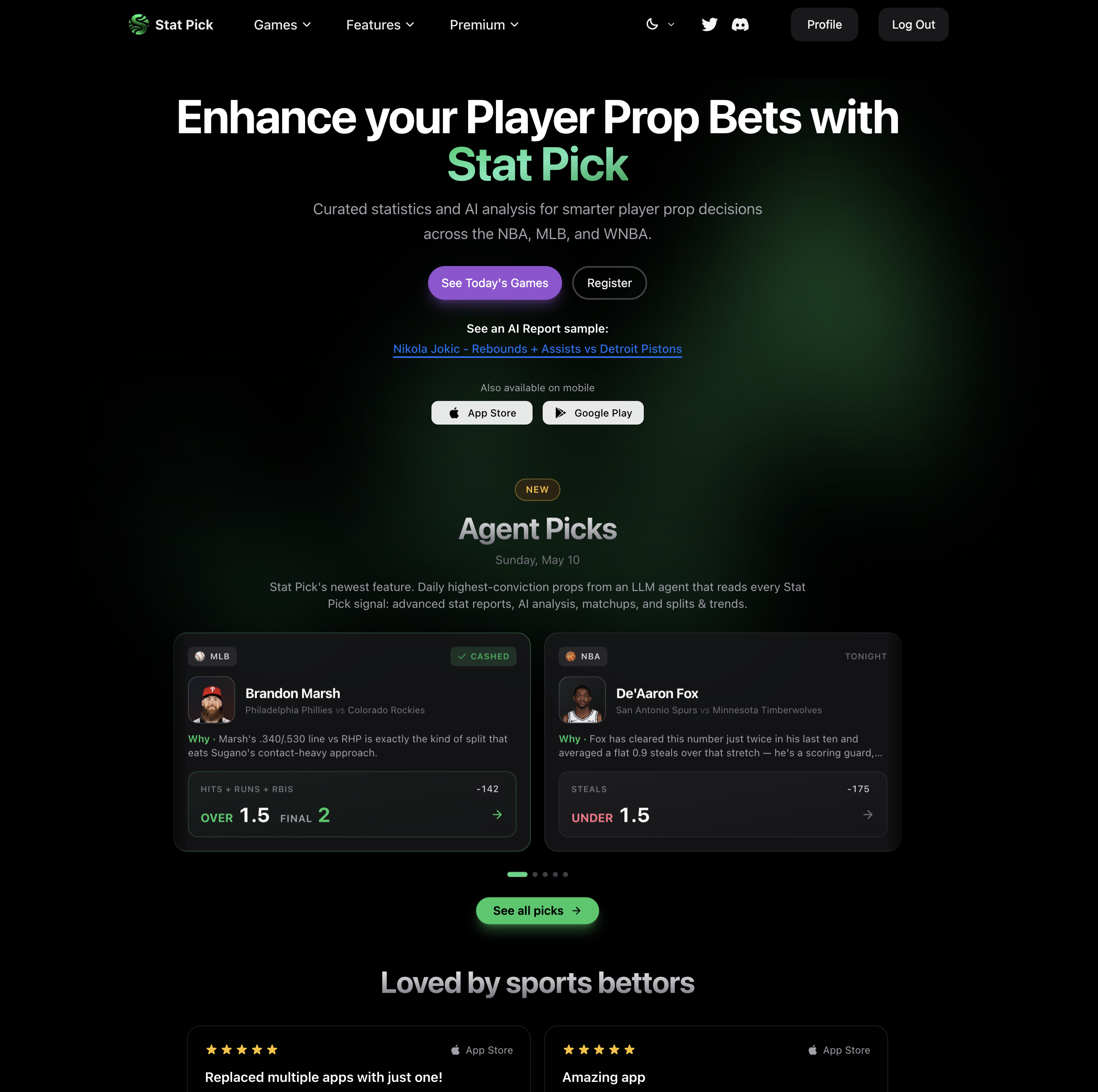 Stat Pick AI gallery image