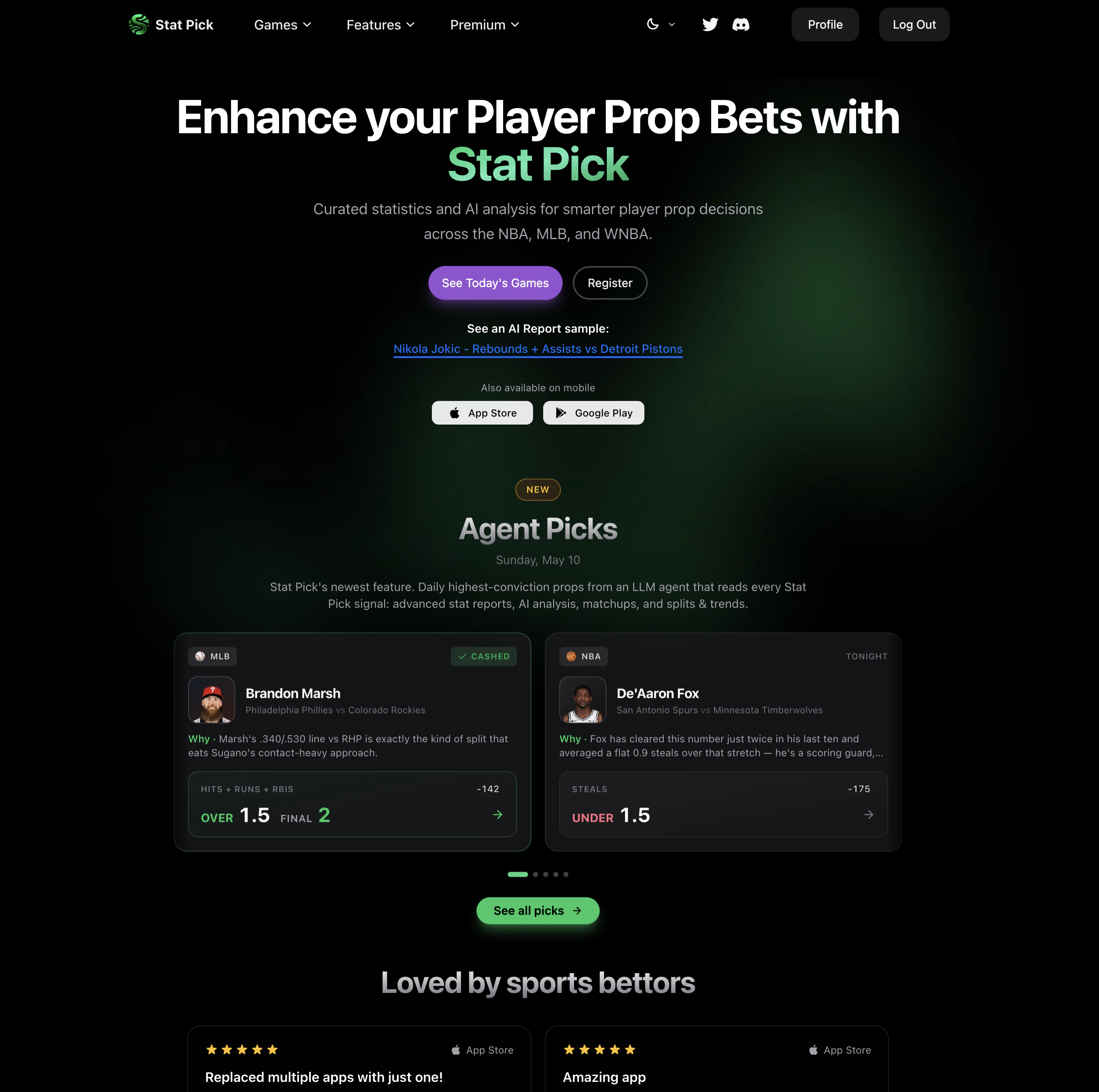 Stat Pick AI screenshot 1