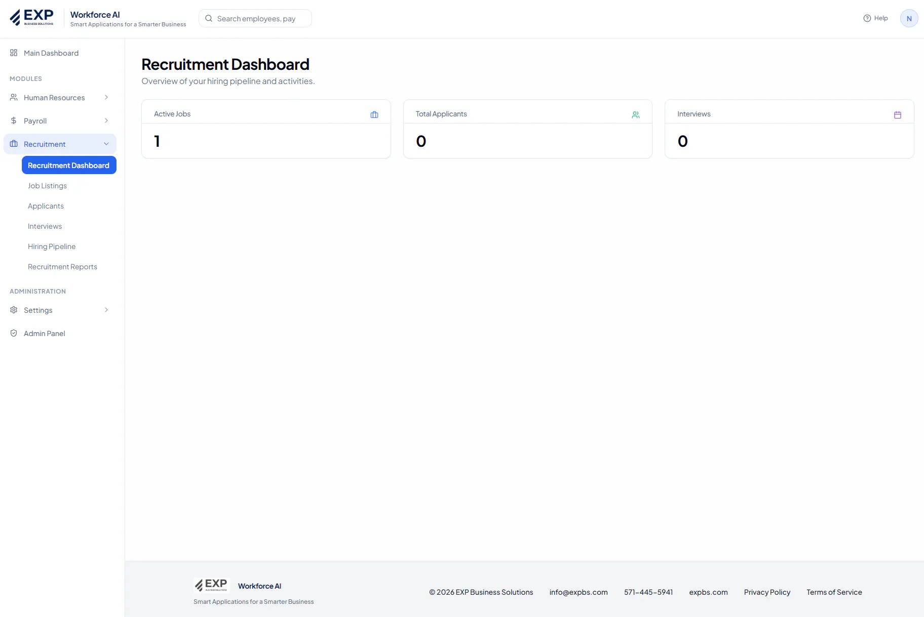 EXP Business Solutions Workforce AI screenshot 3
