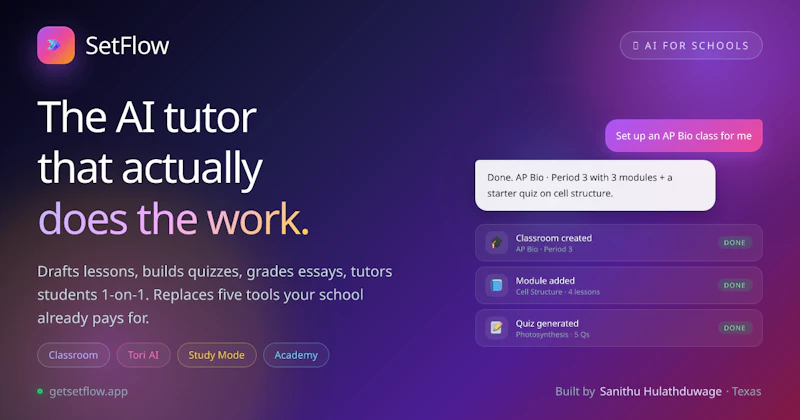SetFlow screenshot 1