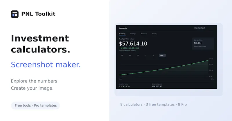 PNL Toolkit screenshot 1