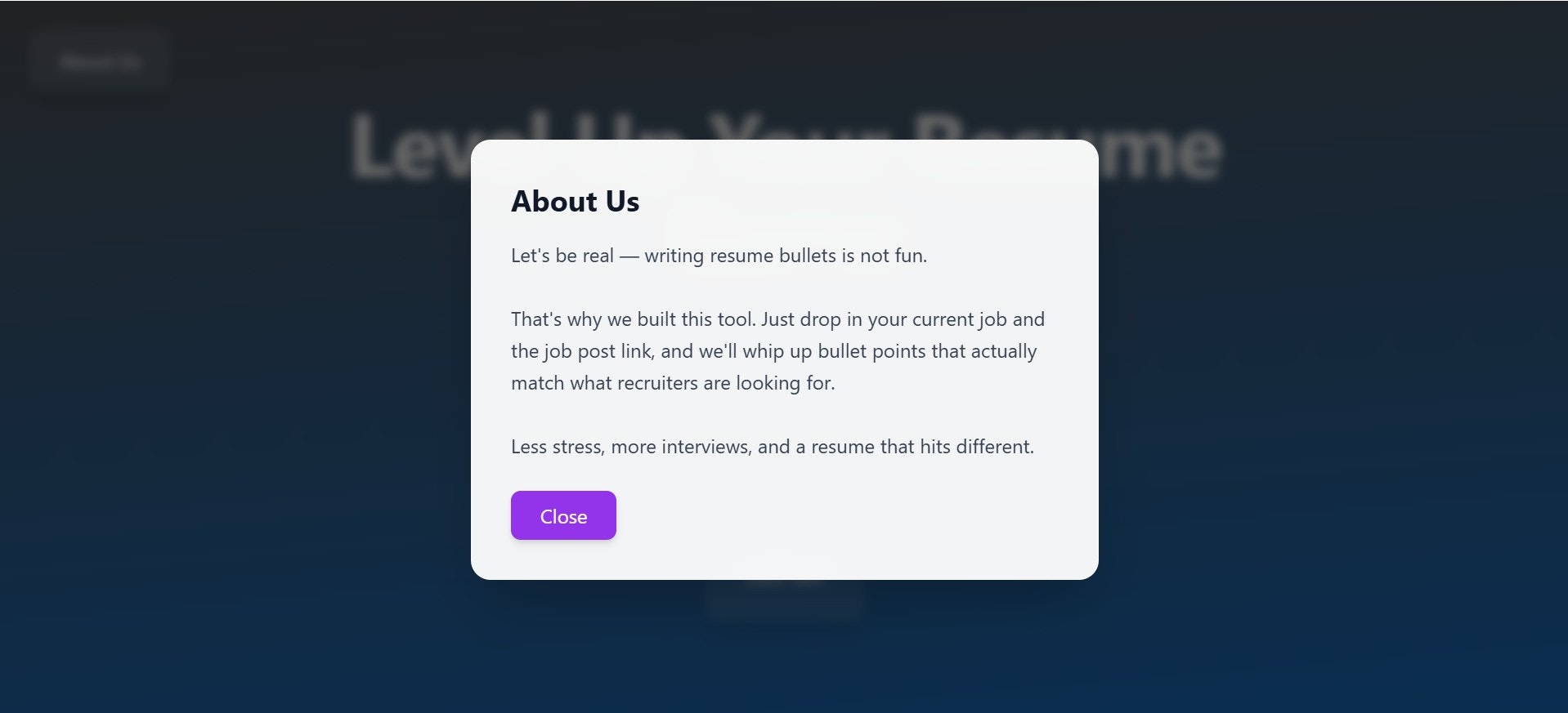 Resume Craft - Screenshot 2 showing product features and functionality
