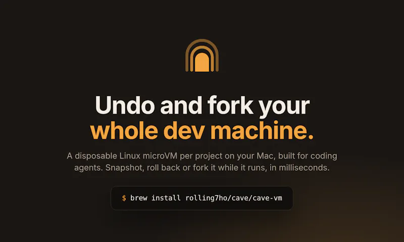 cave-vm screenshot 1
