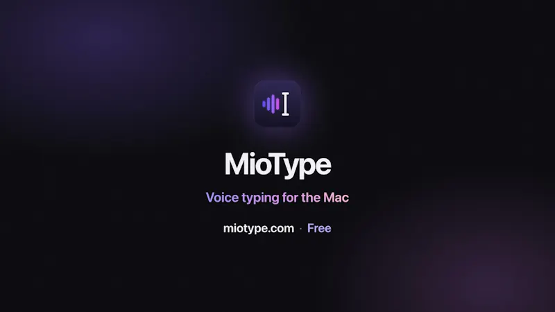 MioType screenshot 1 (video preview)