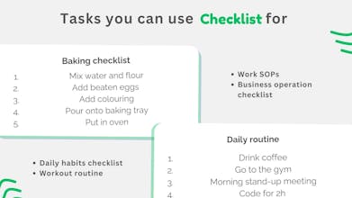 Checklist gallery image