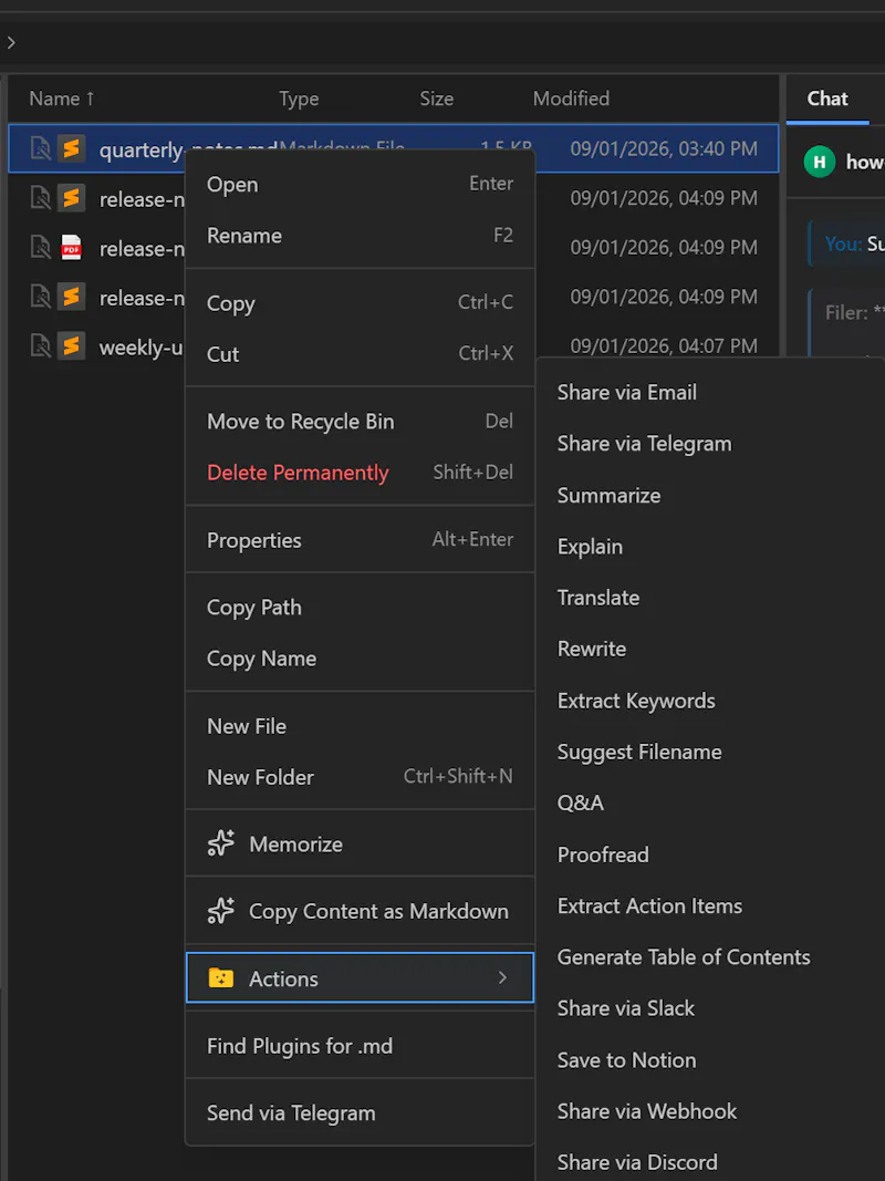 Filer AI screenshot 4