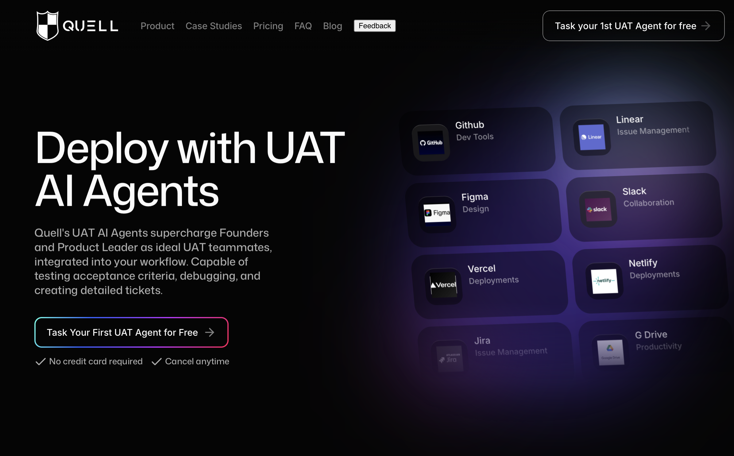 Quell's UAT AI Agent Platform media 2
