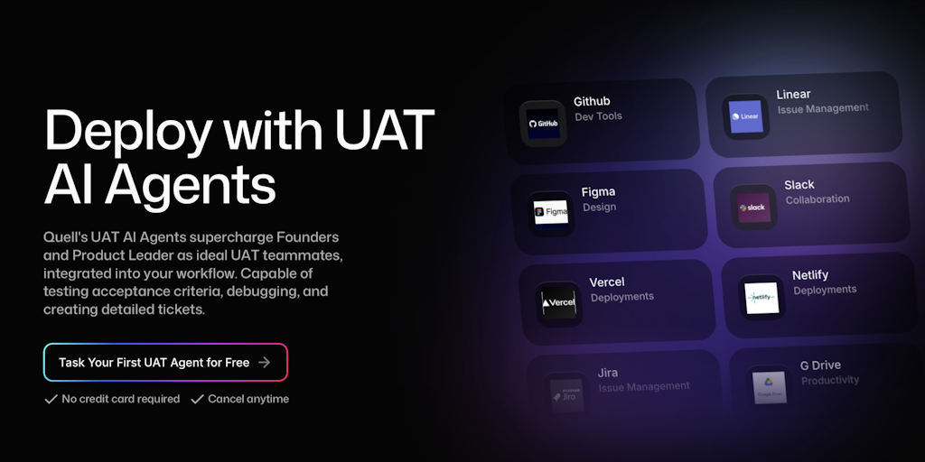 Quell's UAT AI Agent Platform
