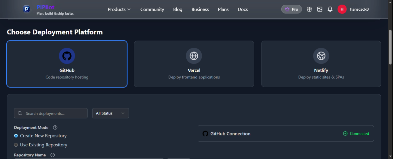 PiPilot - Screenshot 4 showing product features and functionality