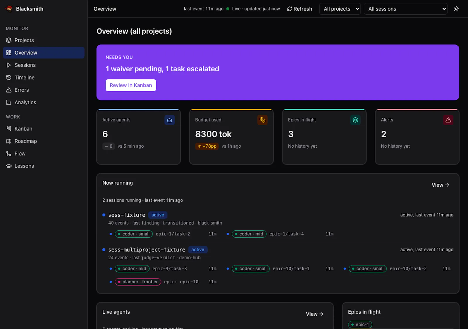 Blacksmith - An autonomous agent factory screenshot 1
