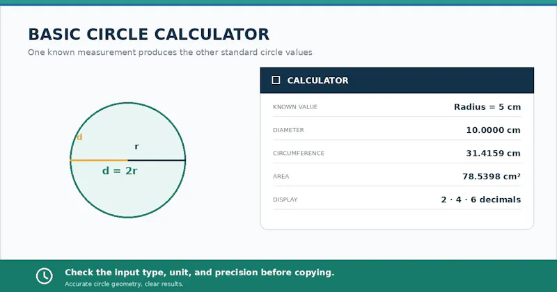 Circle Calculator screenshot 13