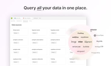 すべてのデータをクエリするためのシングルプラットフォームで、革新的なAIエディタがあります。