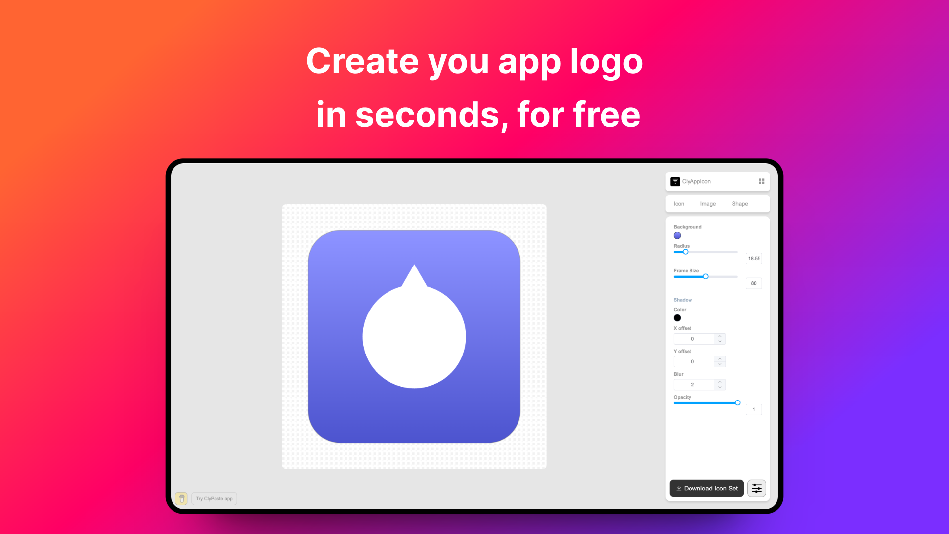 وسائط Clyappicon - مولد مجموعة appstore الموفر للوقت للمطور المنفرد 2