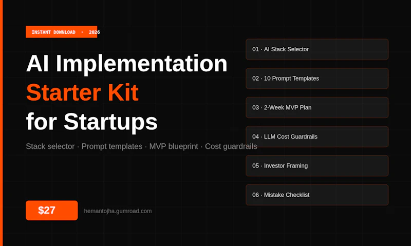 AI Implementation Kit for Startups screenshot 1