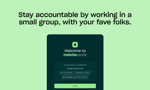 Matcha: vainas media 2
