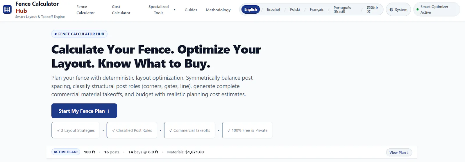 Fence Calculator Hub screenshot 1