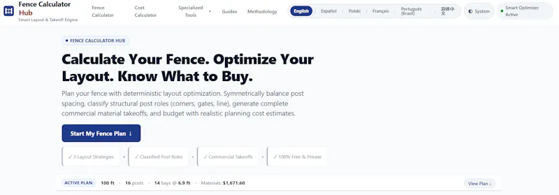 Fence Calculator Hub screenshot 1