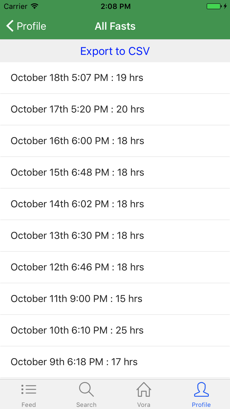 Vora - Fasting Tracker gallery image