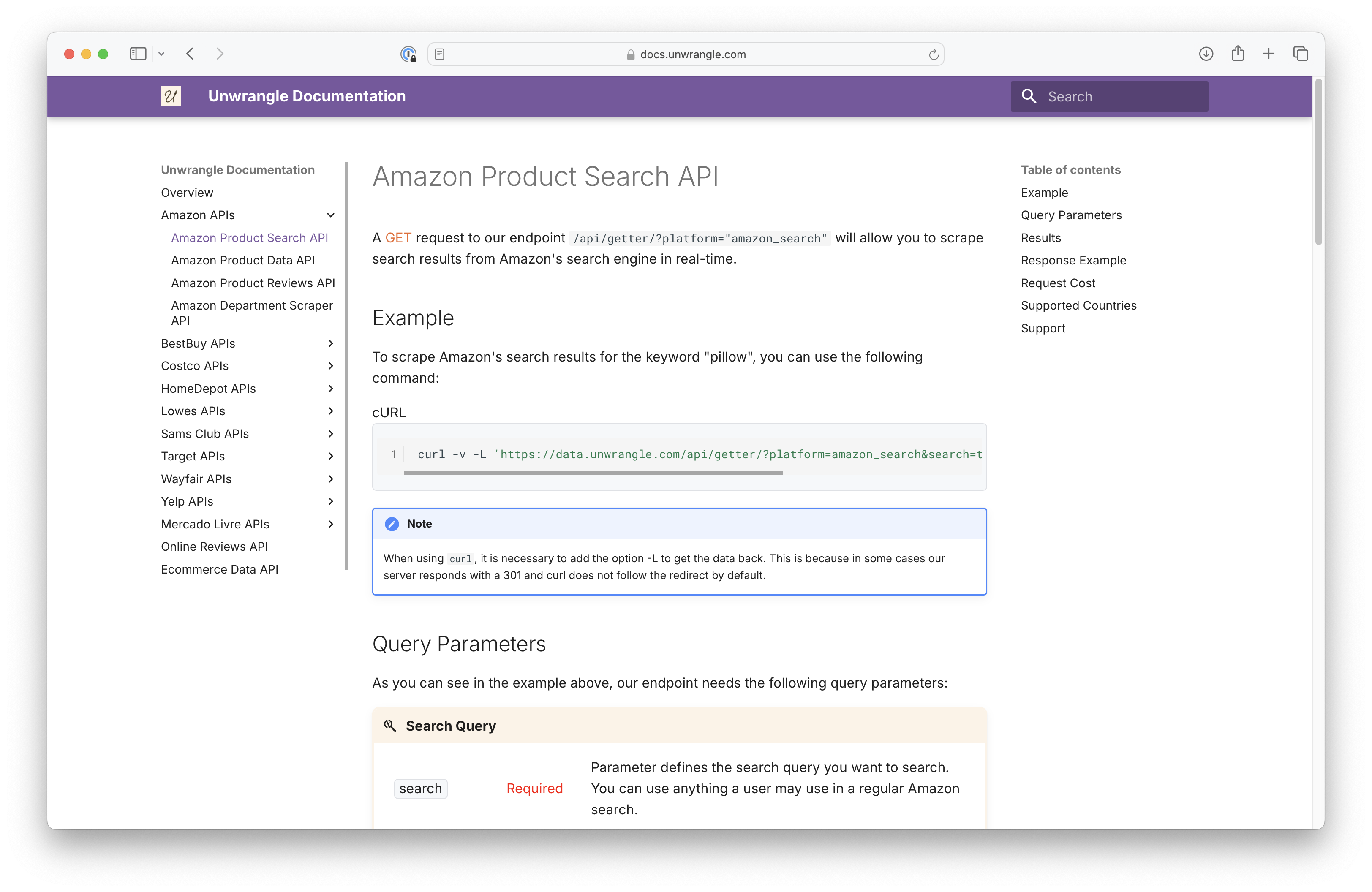 Amazon veri API'leri çözülerek media 4