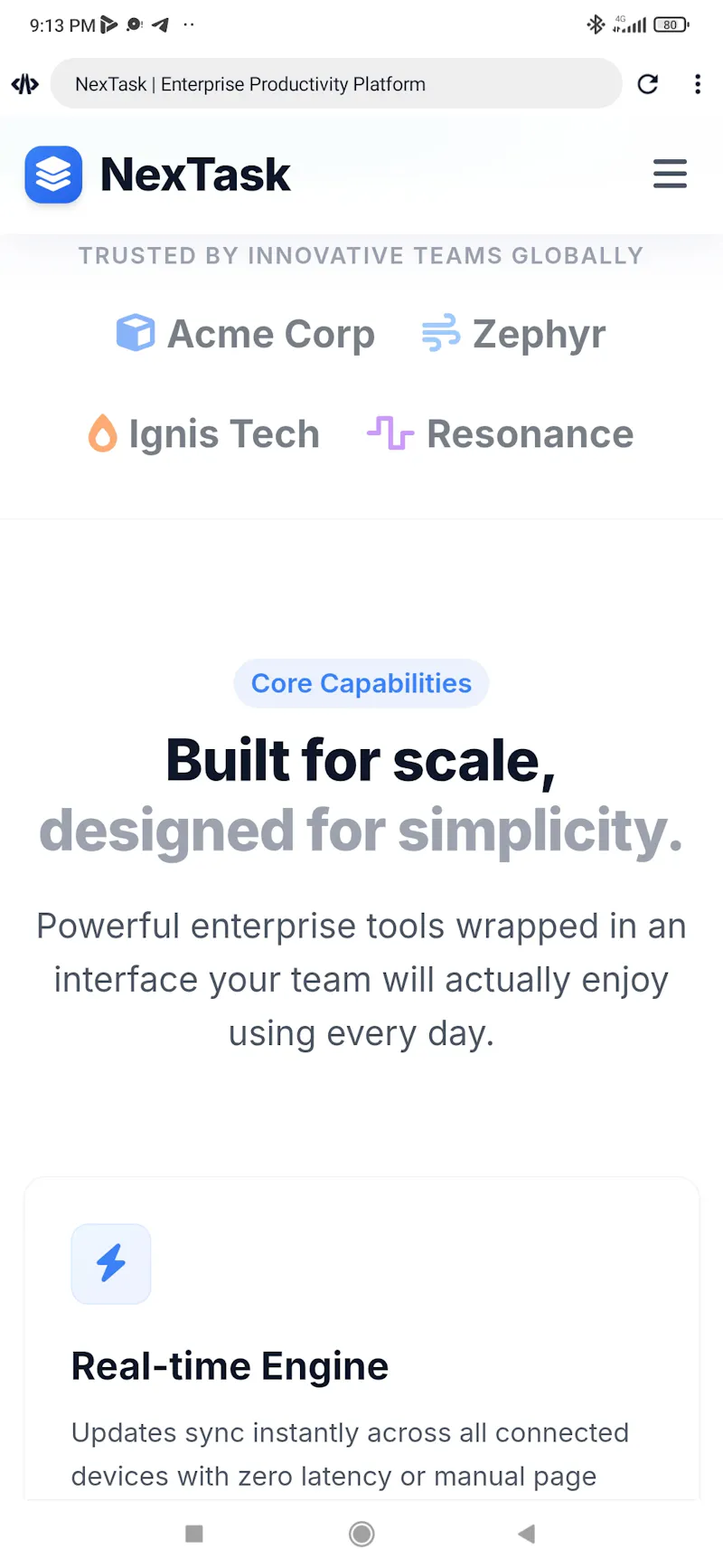 NexTask screenshot 6