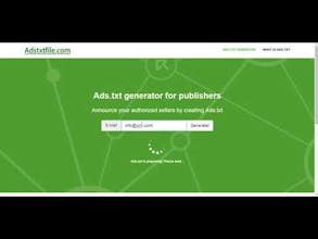 Ads.txt Generator For Publishers gallery image