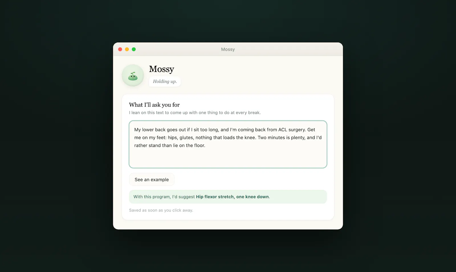 Mossy screenshot 4