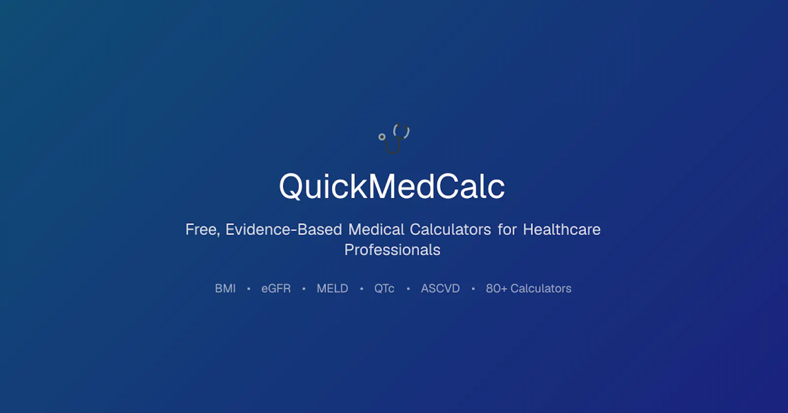 QuickMedCalc screenshot 1