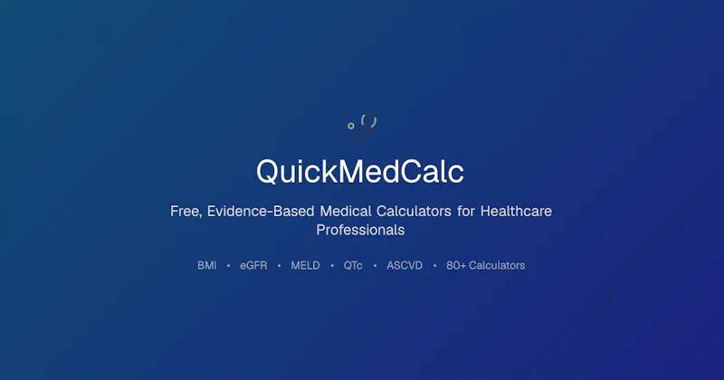QuickMedCalc screenshot 1