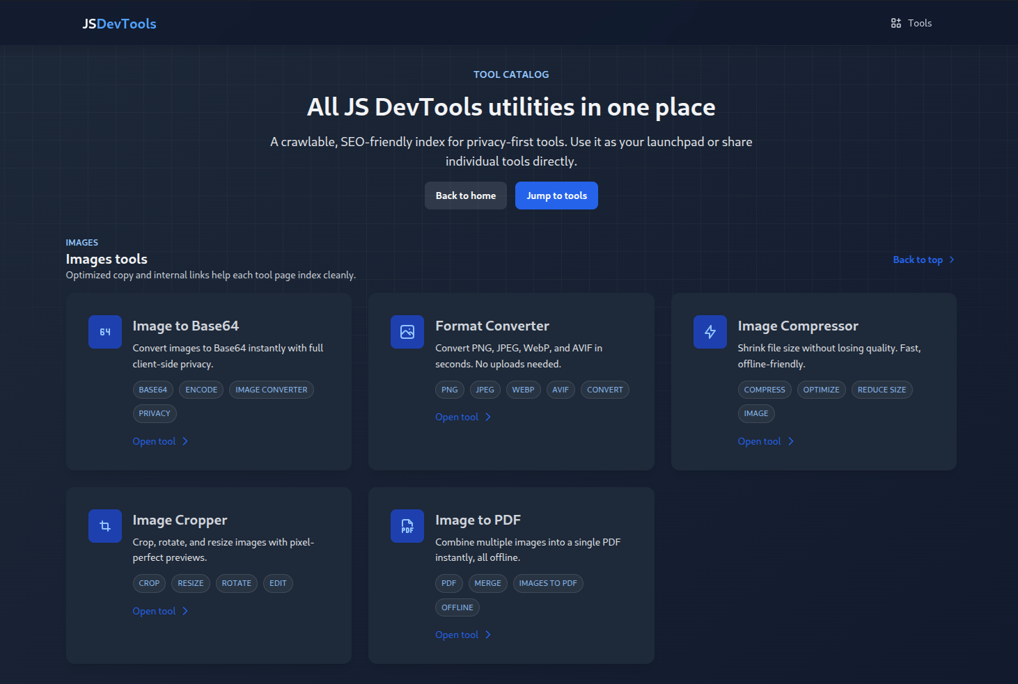 JS DevTools gallery image