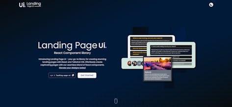 Landing Page UI gallery image