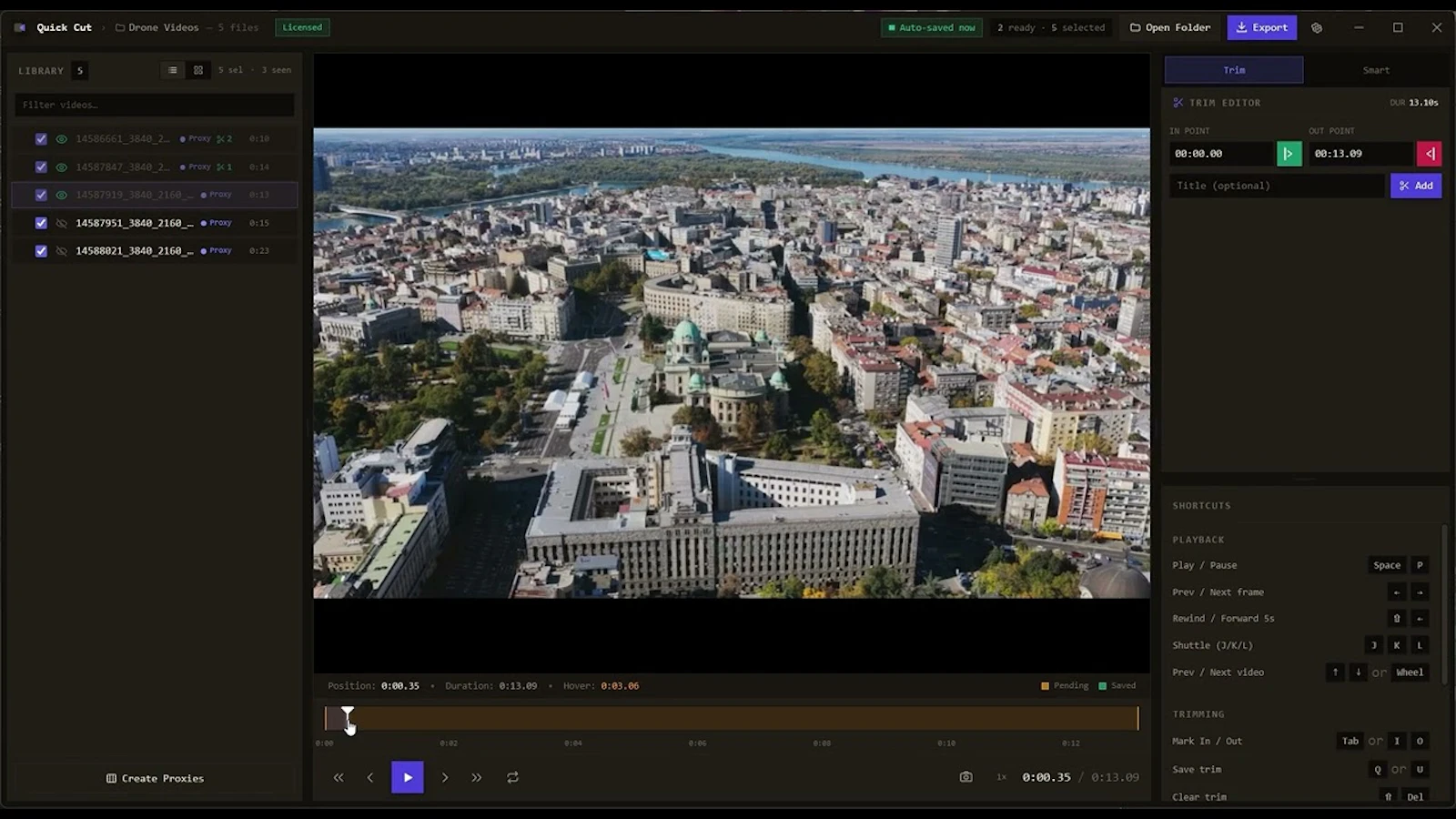 VQC - Video Quick Cut screenshot 1 (video preview)