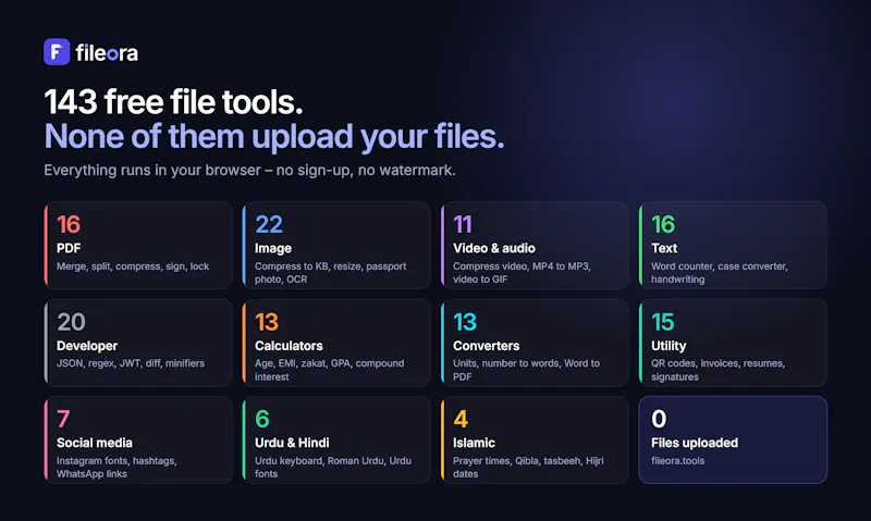 Fileora screenshot 2