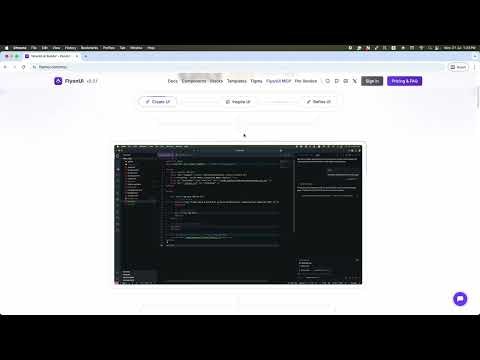 FlyonUI MCP: Tailwind AI Builder gallery image
