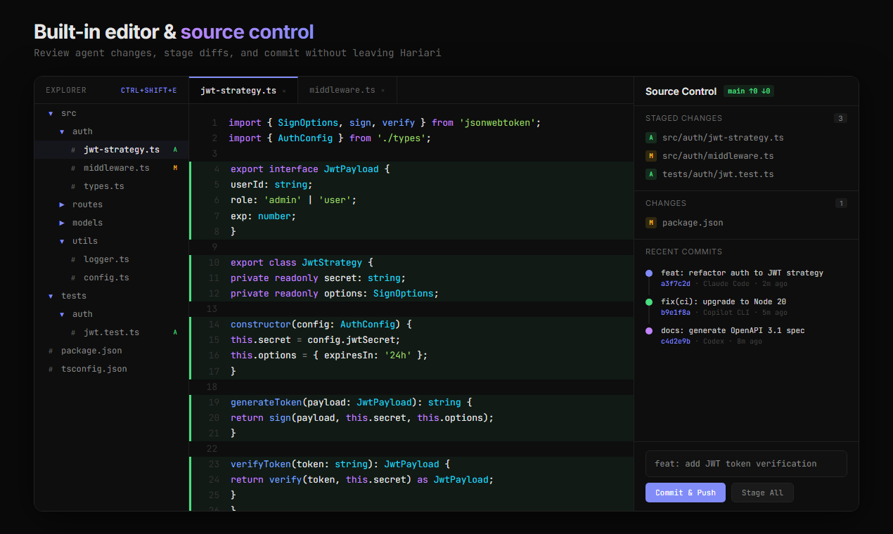 HariAri - Run 12 agents side by side  gallery image