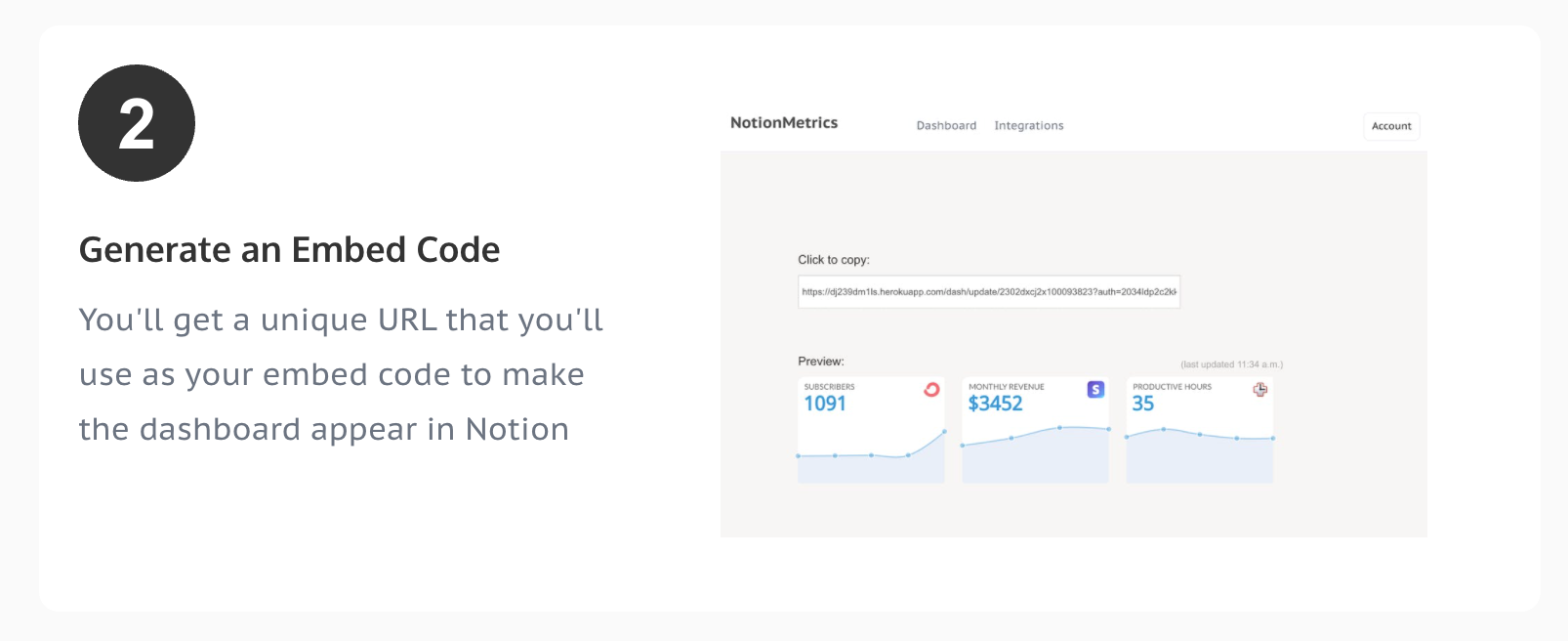 NotionMetrics gallery image